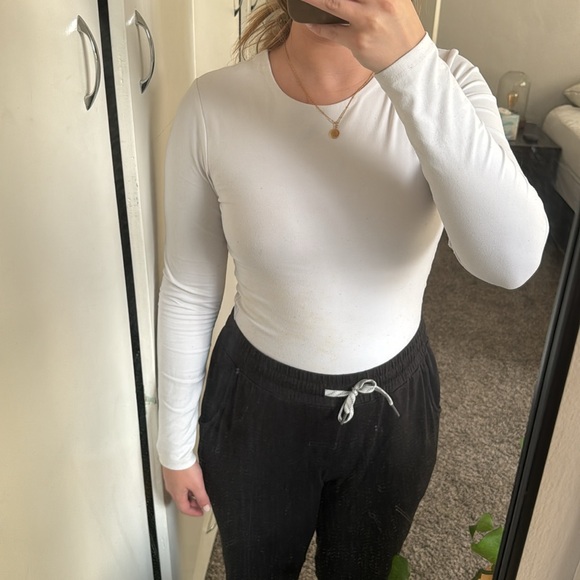 🤍White NUUDS bodysuit size medium - Picture 3 of 4